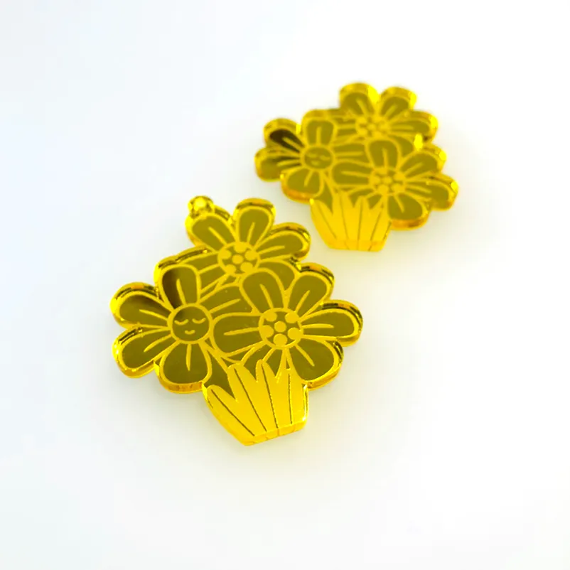 © Mirrored Happy Garden - 4 pair Set