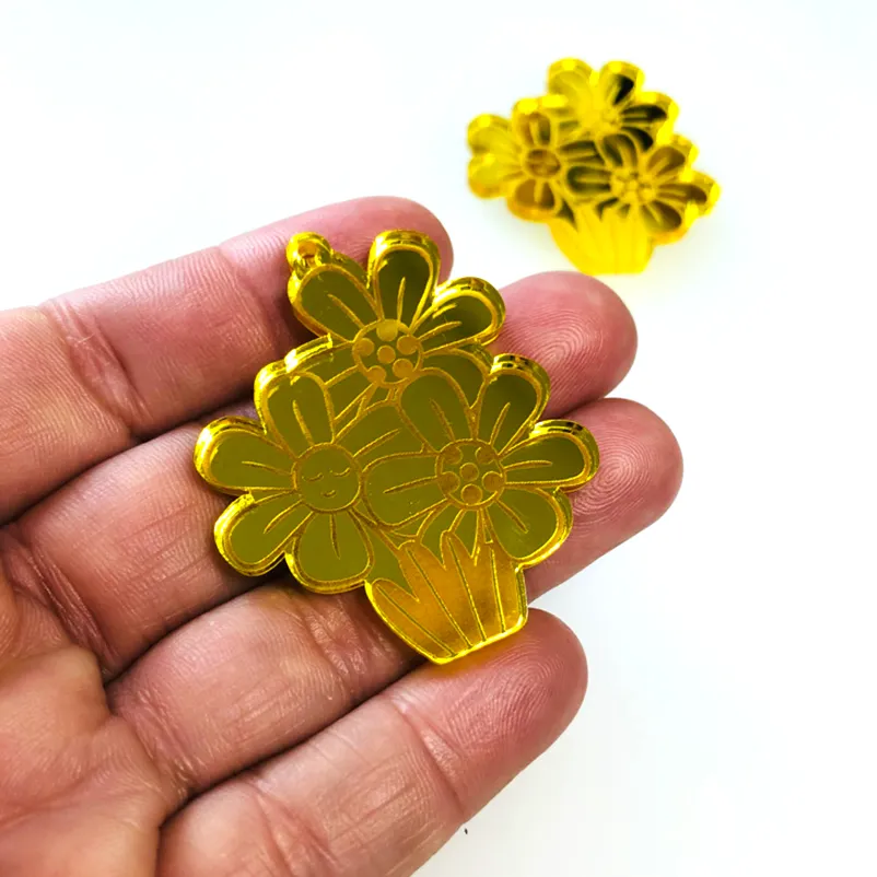 © Mirrored Happy Garden - 4 pair Set