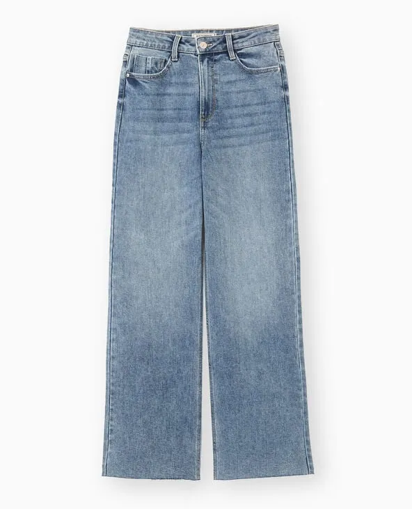 011 pmk medium blue wide leg jeans
