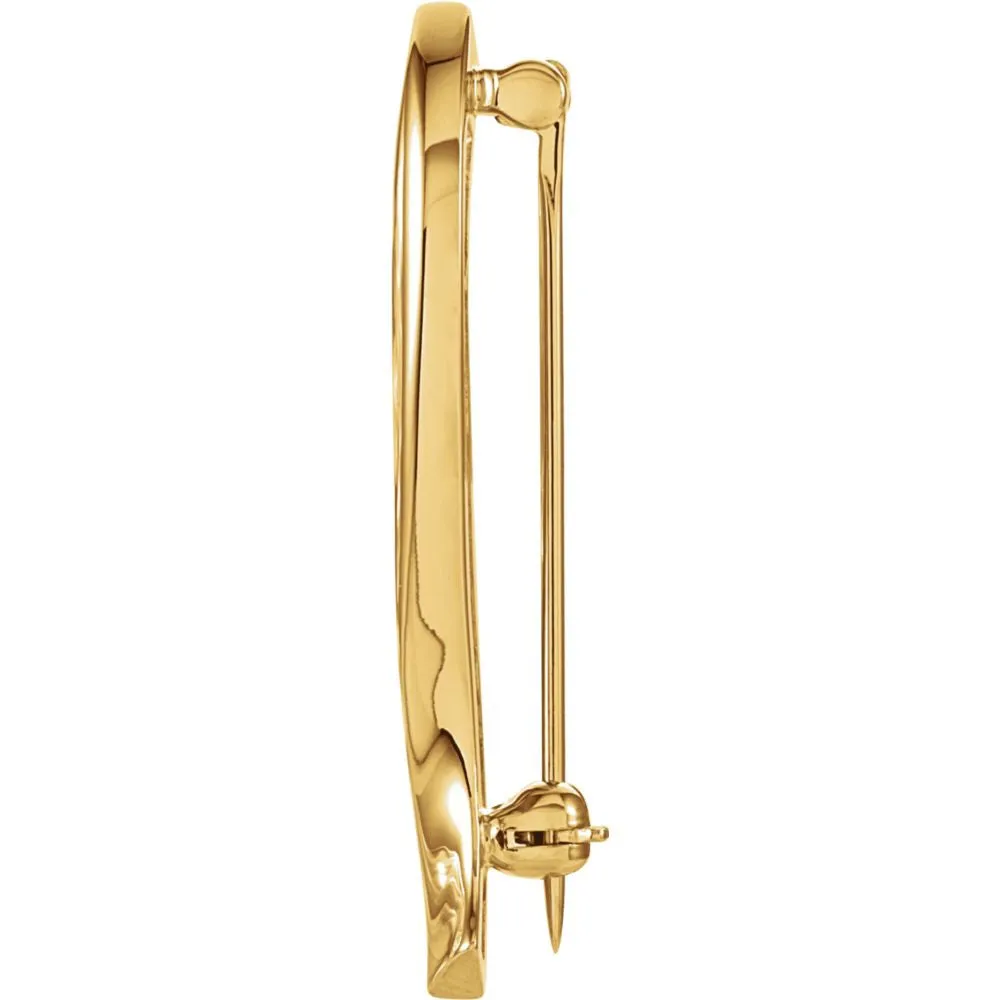 10k Yellow Gold Fashion Brooch