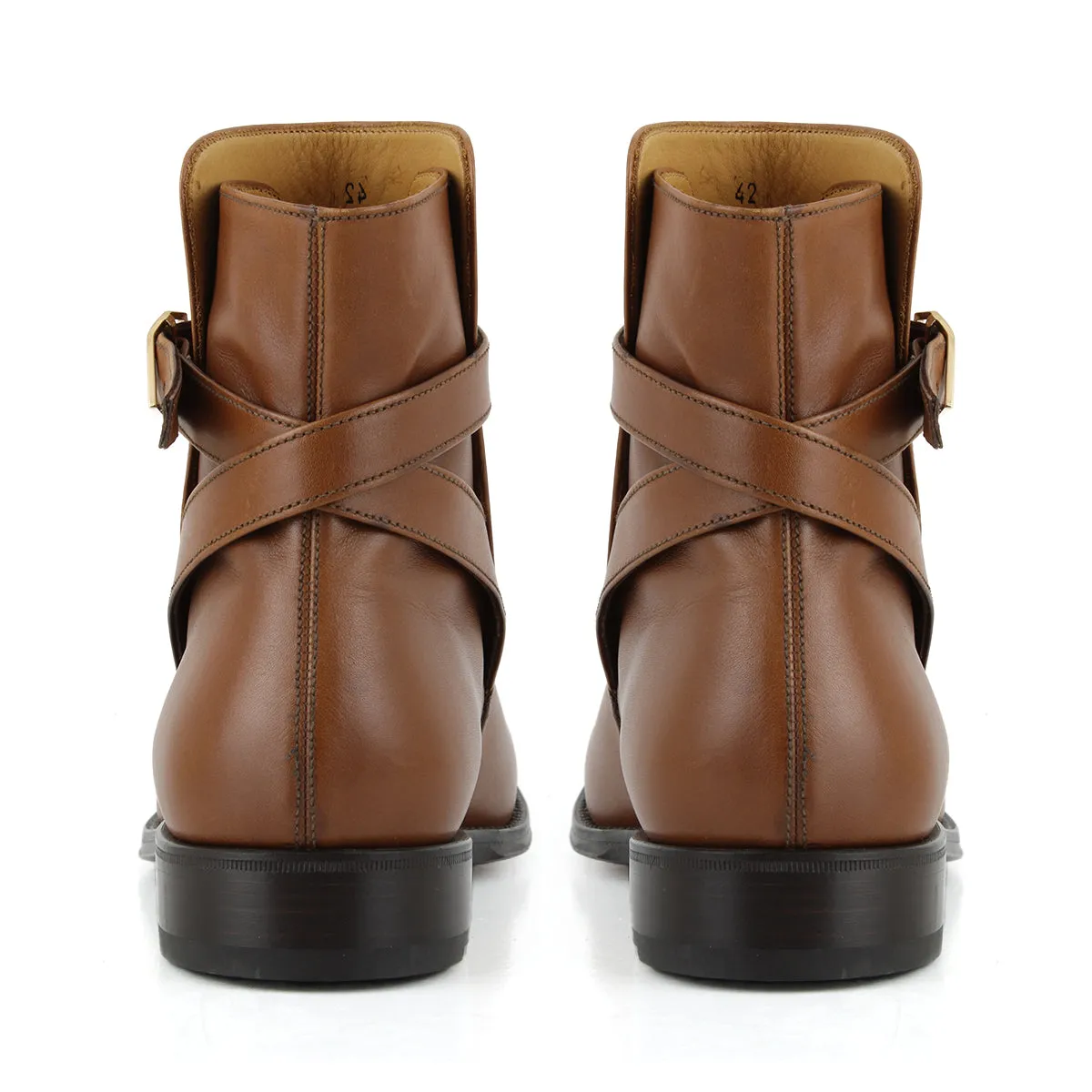 1213 Rossano Ankle Boot Calfskin Leather Brown