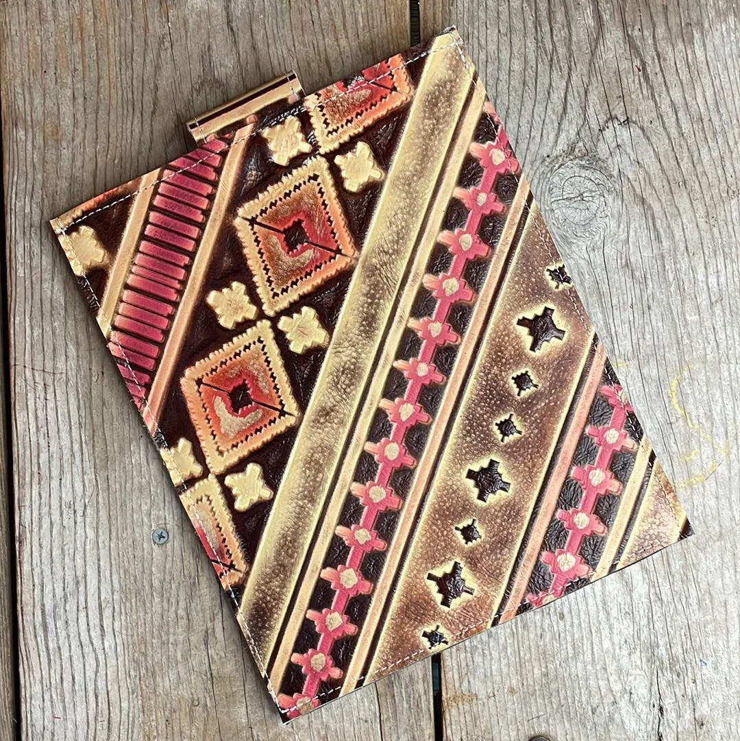 13'' Tablet Sleeve - Black & Gold Acid w/ Summit Fire