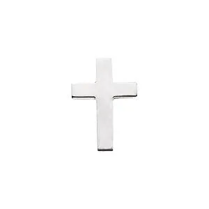 14k Yellow Gold 22x14mm Cross Lapel Pin