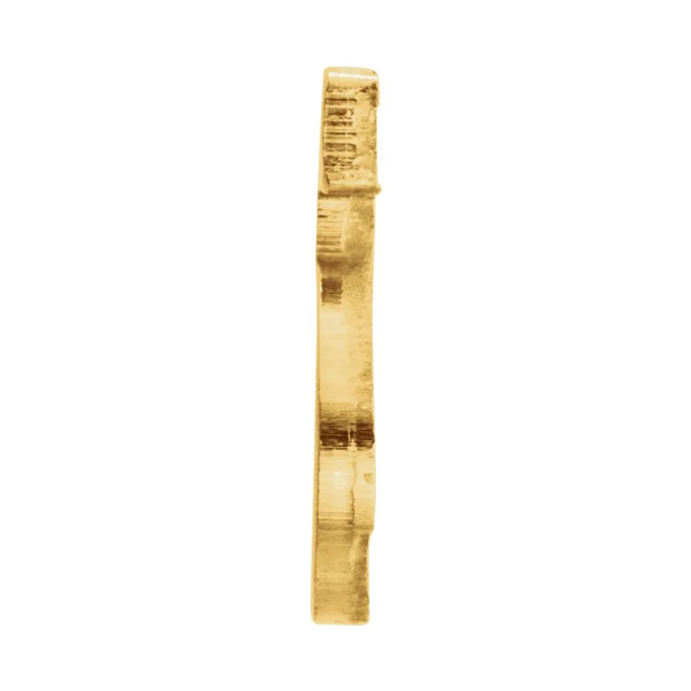 14k Yellow Gold Number "5"
