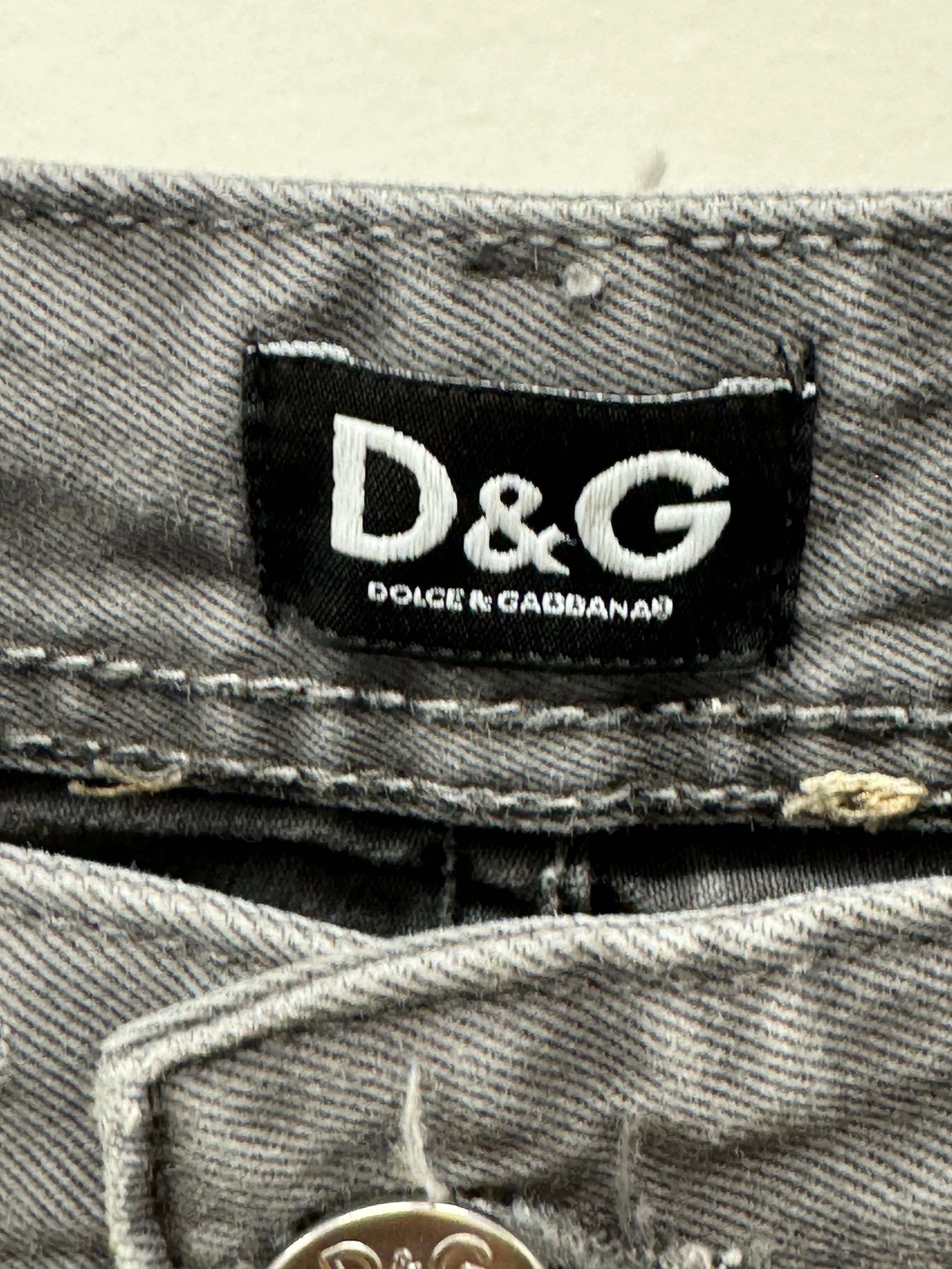 2000s Dolce & Gabbana patchwork jeans