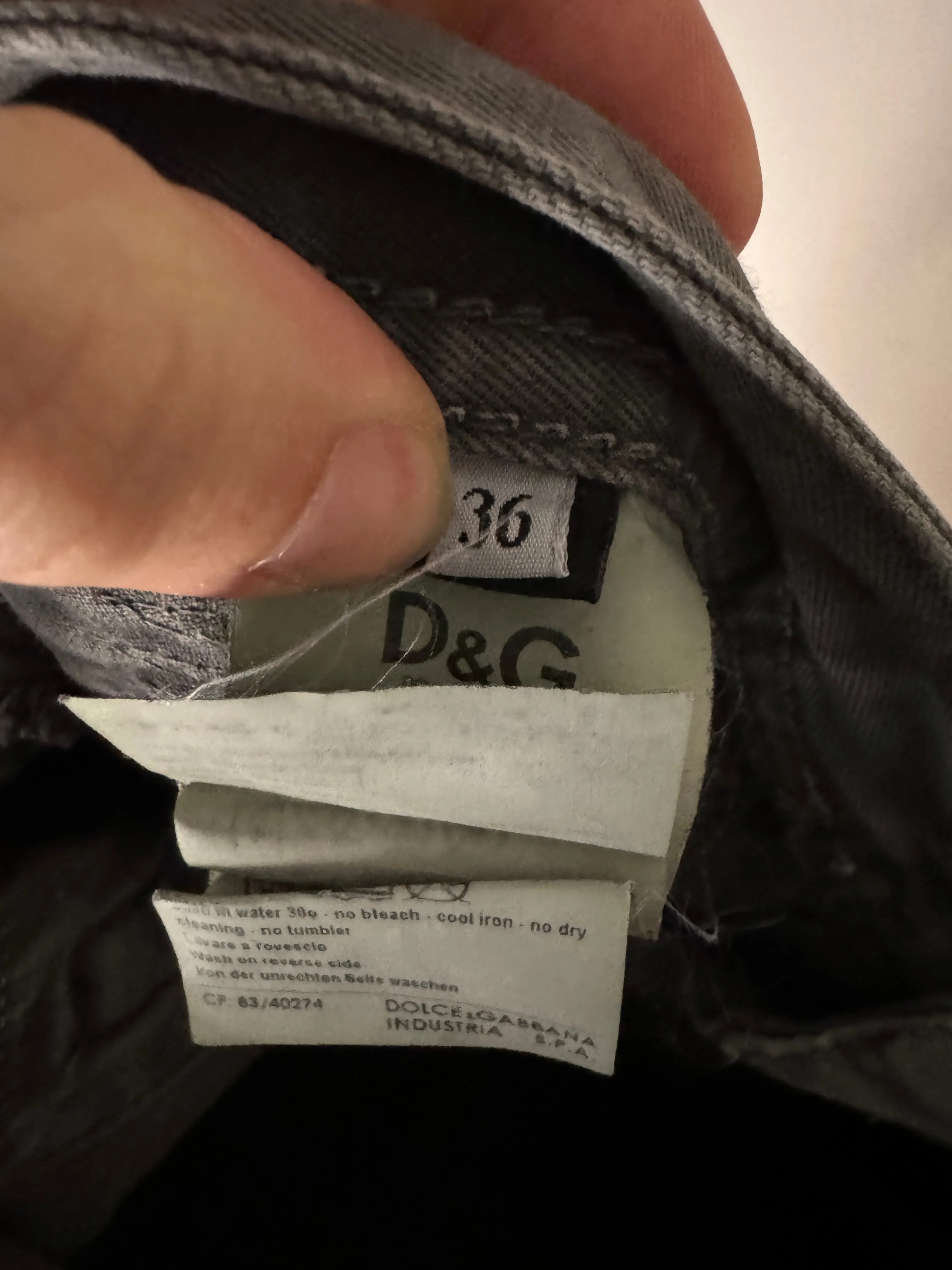 2000s Dolce & Gabbana patchwork jeans