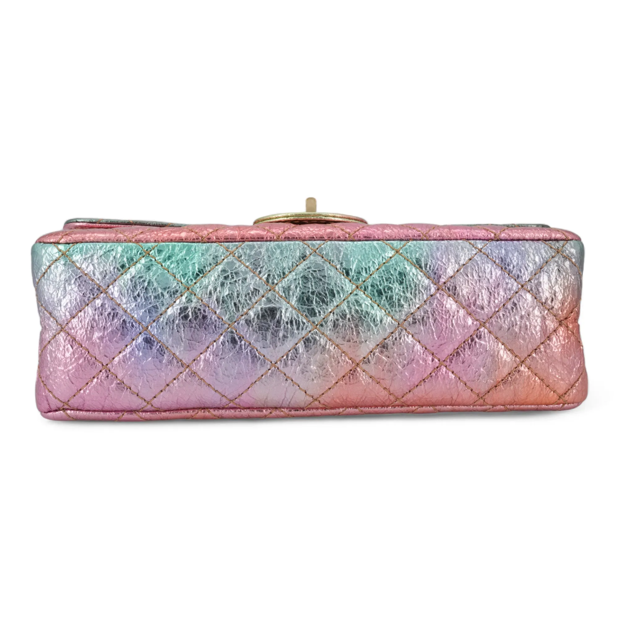 20A Rainbow Metallic 2.55 Reissue Flap Bag Size 225