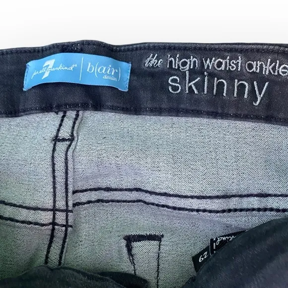 284 B(AIR) DENIM HIGH WAIST ANKLE SKINNY IN EVENING GREY