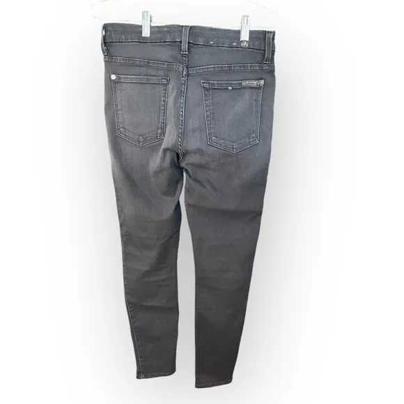 284 B(AIR) DENIM HIGH WAIST ANKLE SKINNY IN EVENING GREY