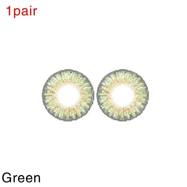 2pcs Cosplay DIY Cosmetic Eye Makeup Tool Colorful Big Eyes Sexy Mini Travel Colorful Invisible Party Supplies