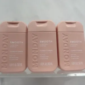 (3) Monday Smooth Conditioner Travel Size 1.69oz for Frizzy & Dull Hair