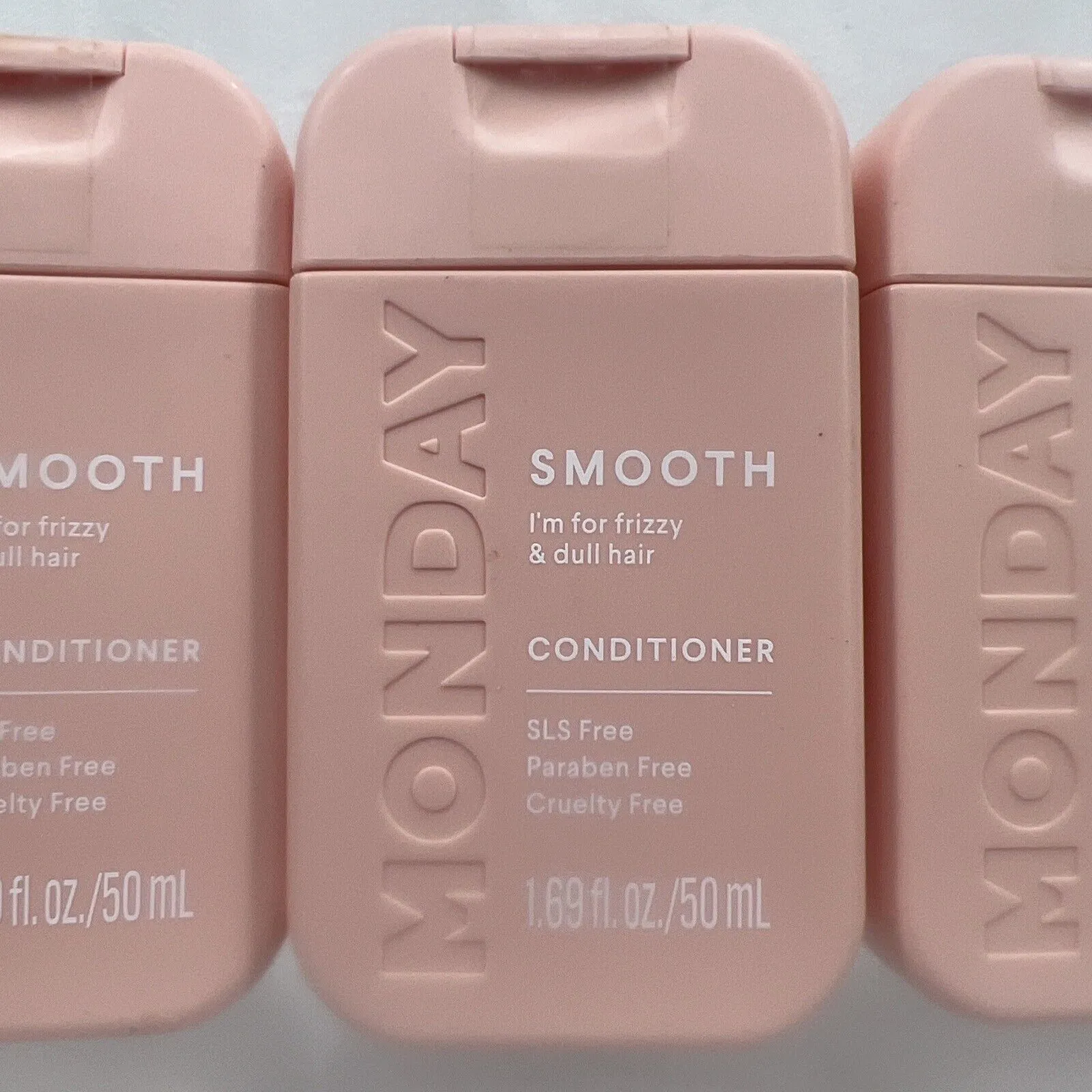 (3) Monday Smooth Conditioner Travel Size 1.69oz for Frizzy & Dull Hair