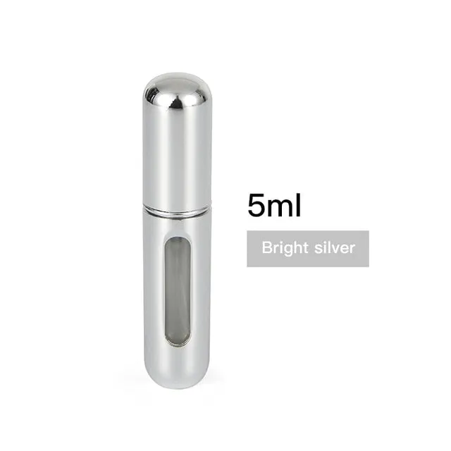 5ml 8ml Portable Mini Refillable Perfume Bottle With Spray Scent Pump Empty Cosmetic Containers Spray Atomizer Bottle For Travel