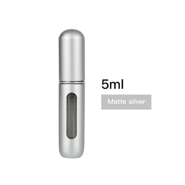 5ml 8ml Portable Mini Refillable Perfume Bottle With Spray Scent Pump Empty Cosmetic Containers Spray Atomizer Bottle For Travel