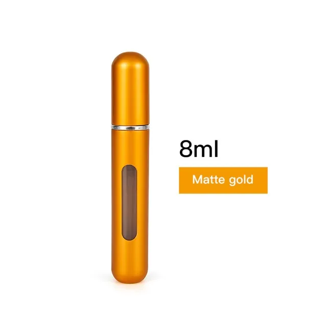 5ml 8ml Portable Mini Refillable Perfume Bottle With Spray Scent Pump Empty Cosmetic Containers Spray Atomizer Bottle For Travel