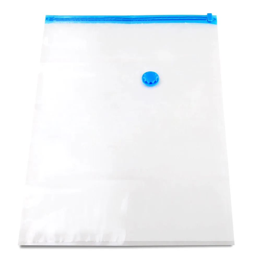 6 Pcs Set Vacuum Storage Bags Space Saver Seal Compressing Various Size with Air Pump