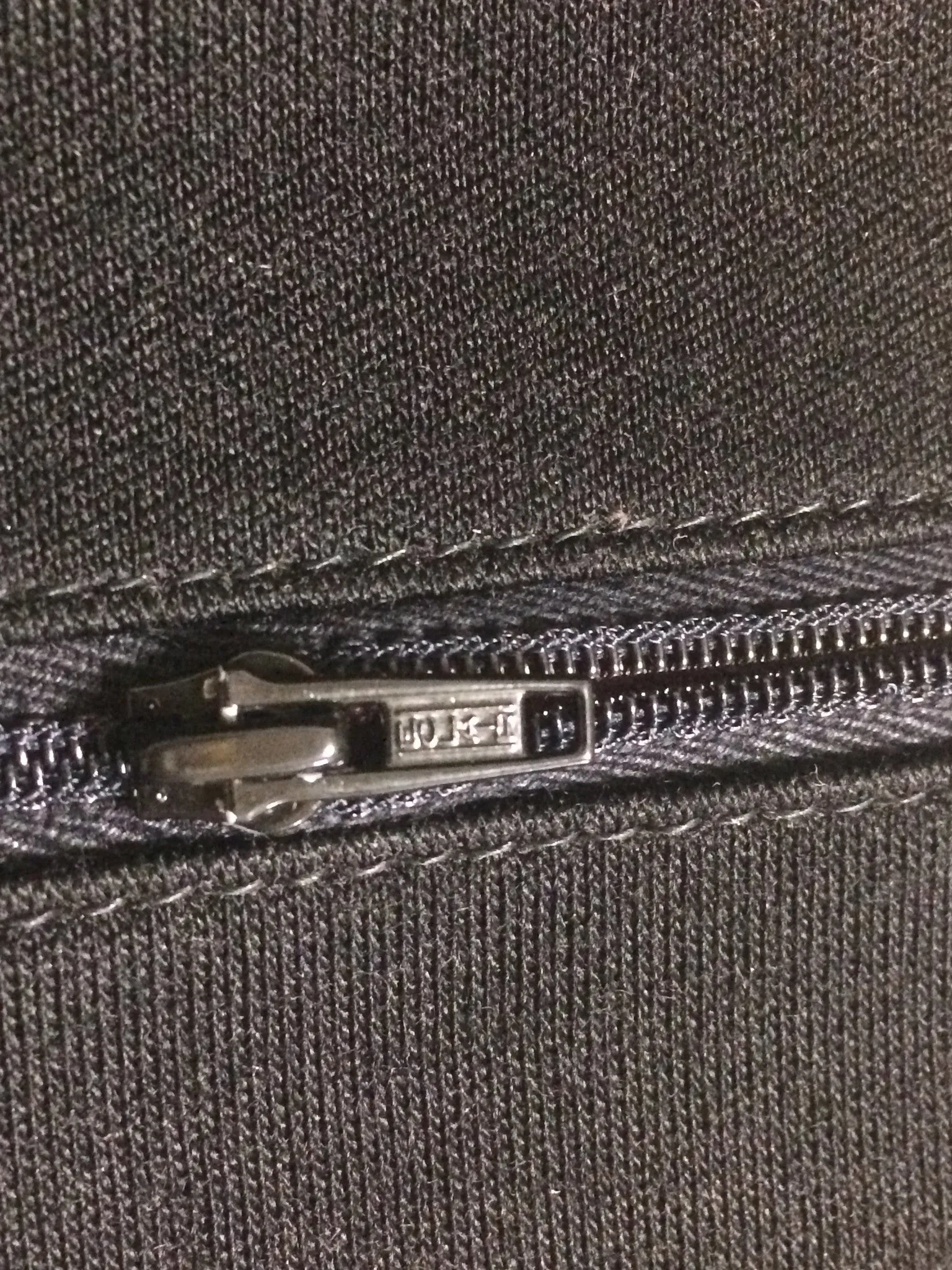 70's vintage Chanel classic black jersey 2.55 bag with double flap and skinny chain straps. One-of-a-kind bag. Ves