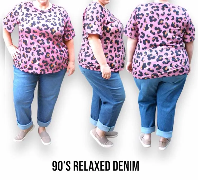 90's Relaxed Denim - Aruba Wash Denim