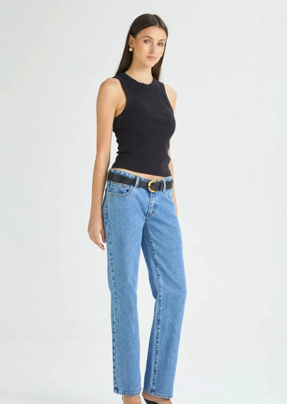 99 Low Straight Sadie Mid Blue