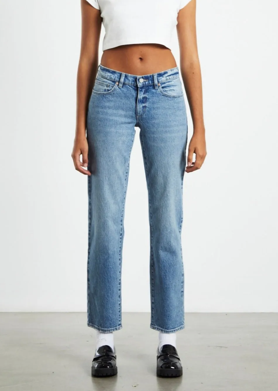 A 99 LOW STRAIGHT LIZZIE Y2K VINTAGE BLUE