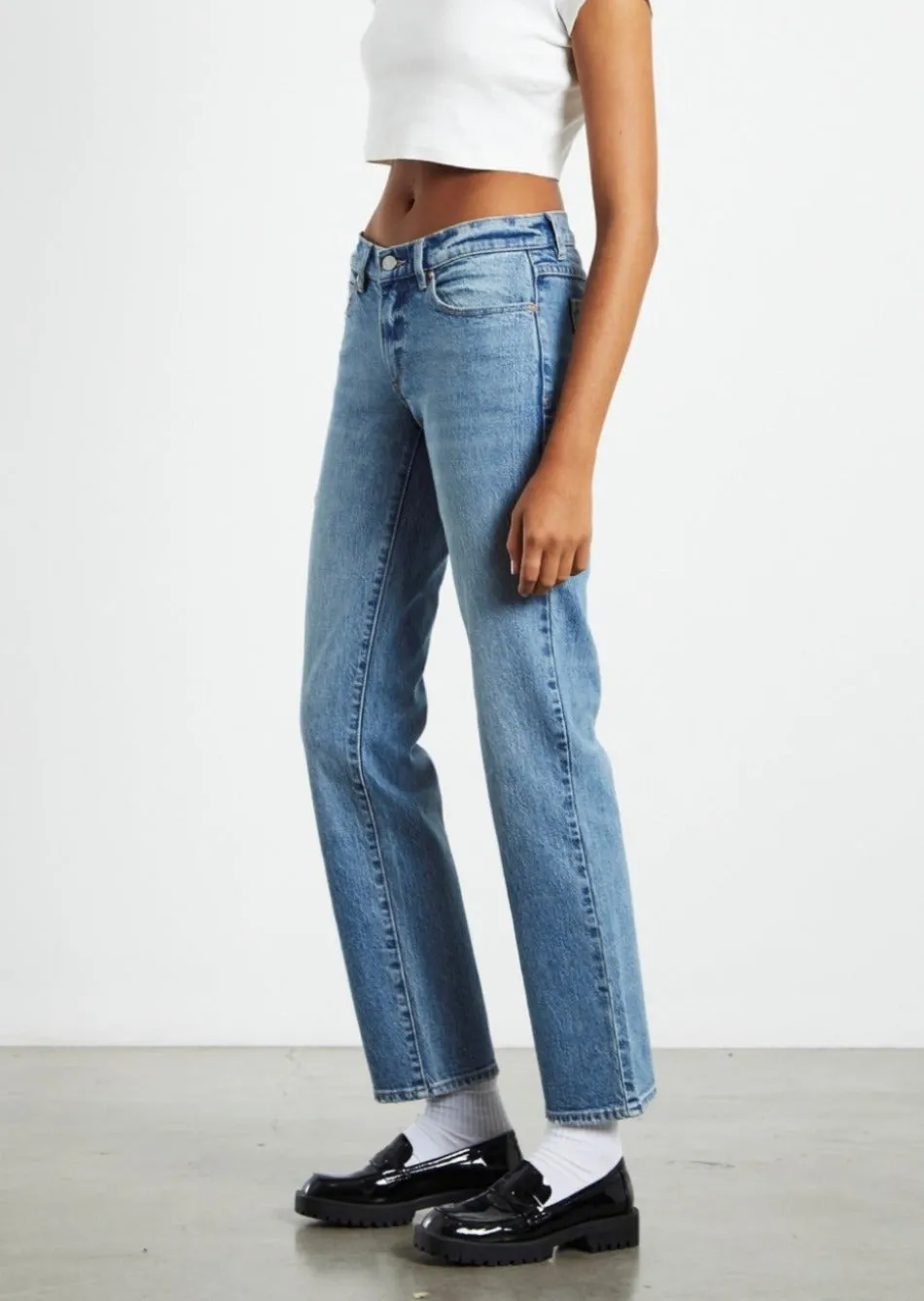 A 99 LOW STRAIGHT LIZZIE Y2K VINTAGE BLUE