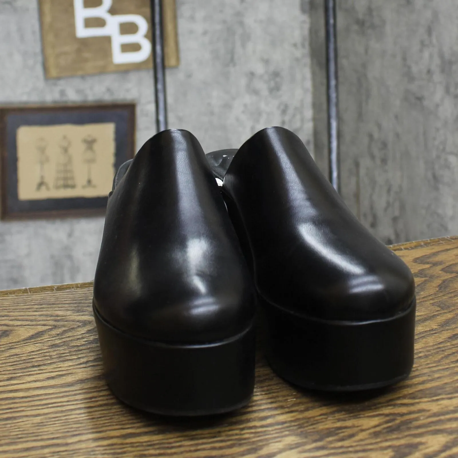 A New Day Womens Cheyenne Platform Clog Heels 87931448 Black 11M