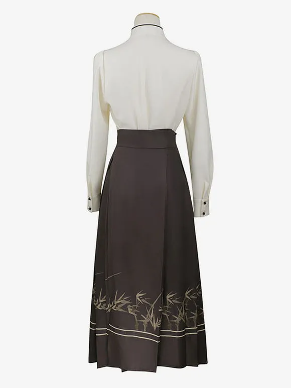 Academic Lolita Outfits White Long Sleeves
