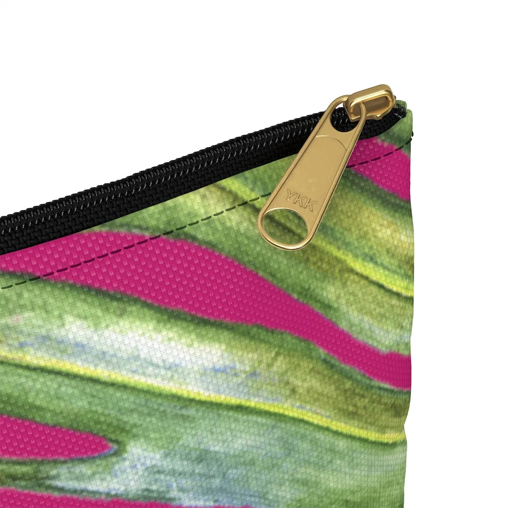 Accessory Bag: Monstera Leaf - Pink