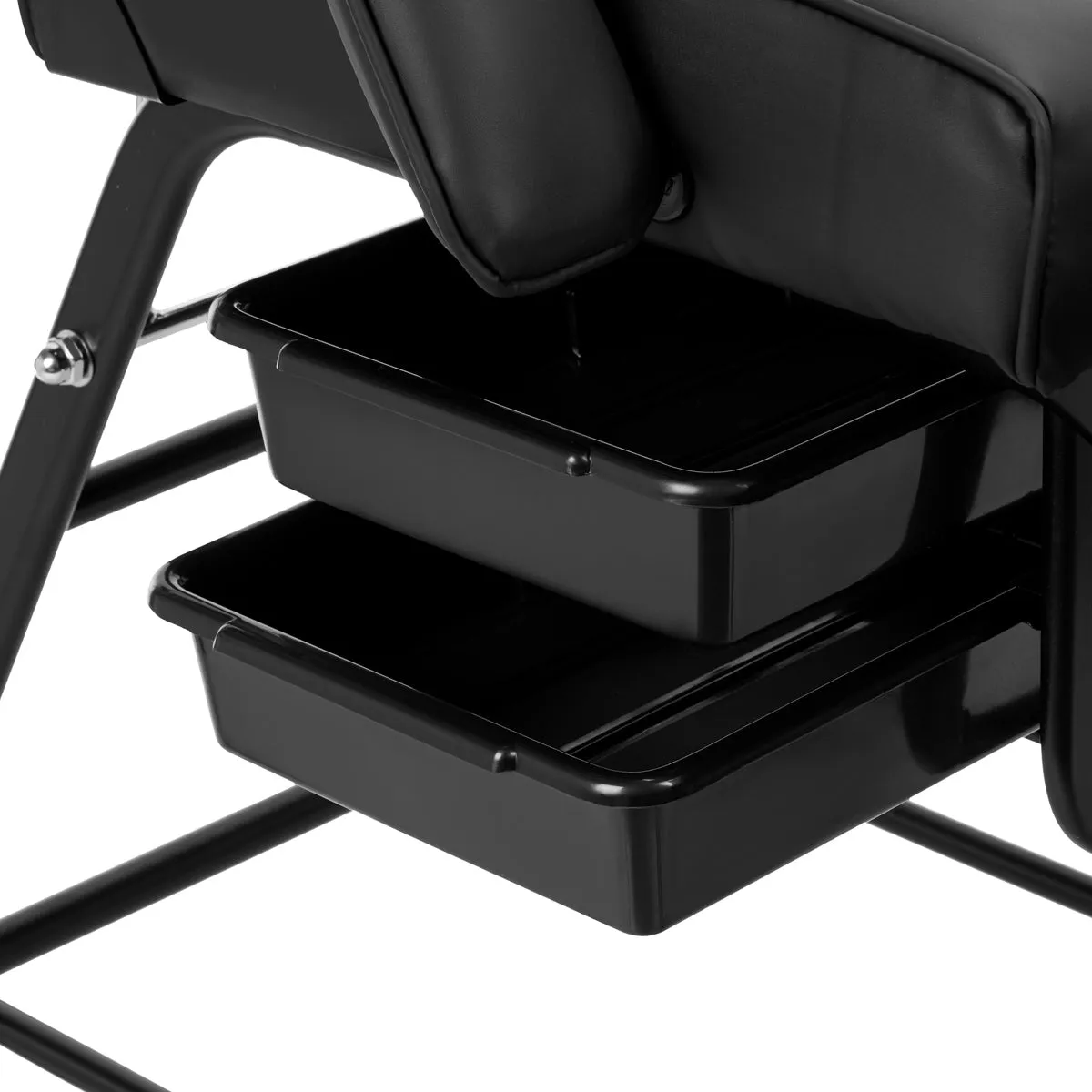 ActiveShop Cosmetic Chair 557A with Cuvettes Black