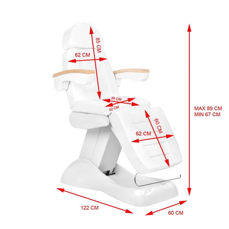 ActiveShop Cosmetic Electric & Heated Chair Luxury White