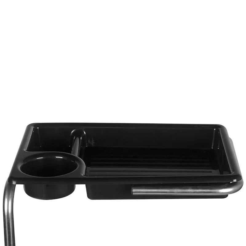 ACTIVESHOP Helper - pedicure stool 16 plus black / white