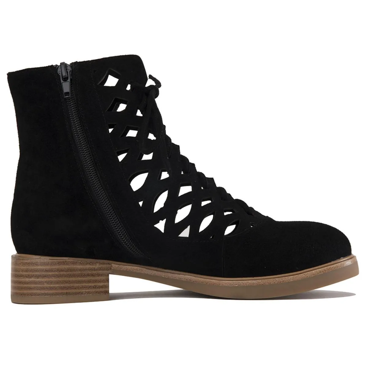 Adderly Cut-Out Lace Up Boots