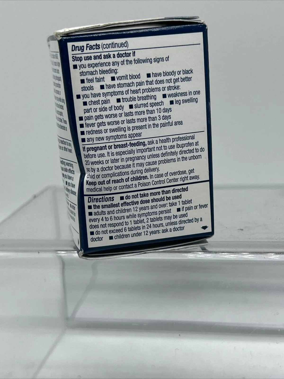 Advil Pain Reliever Fever Reducer 24 Coated Tablets Travel Purse 12/25