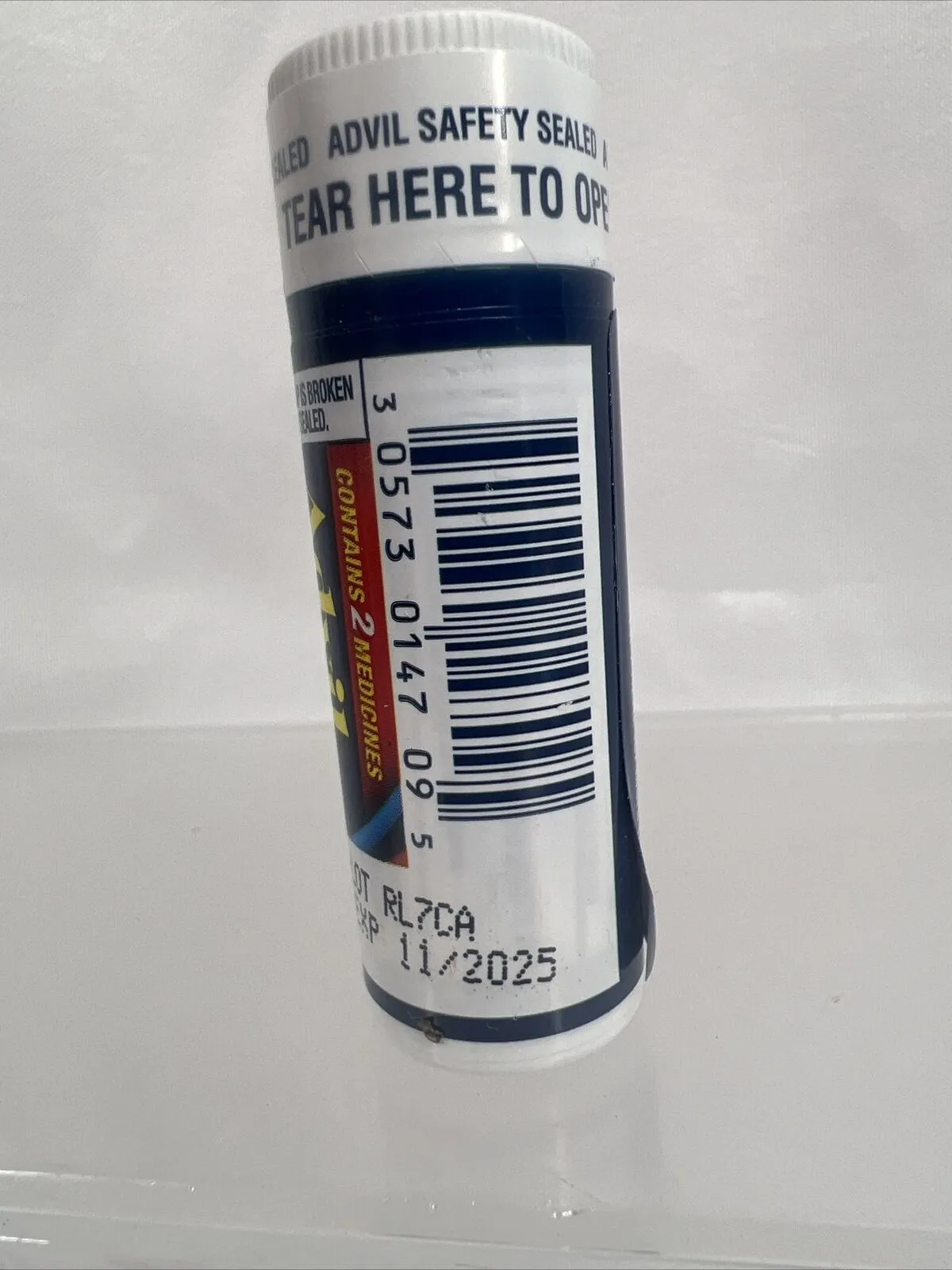Advil Pain Reliever Fever Reducer 8 Coated Tablets Travel Purse 11/25