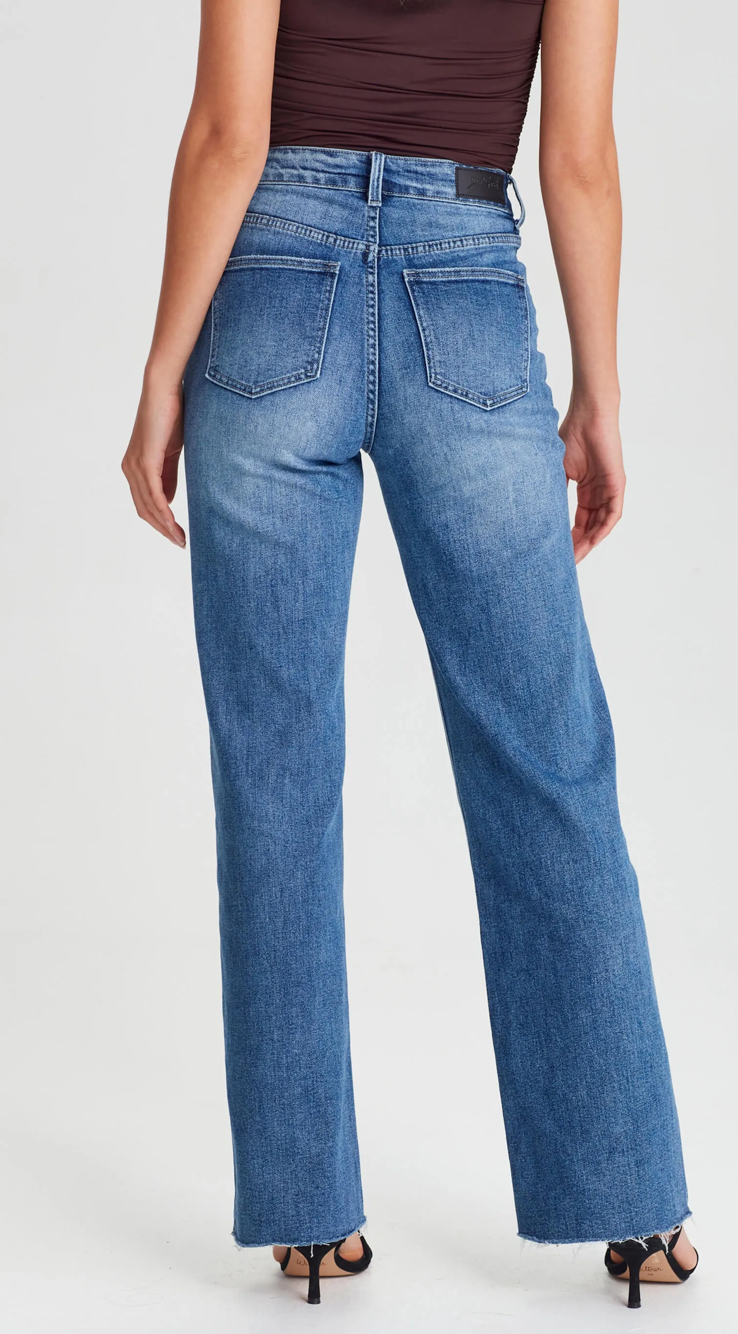 ALANIS | Wide Leg Jean Denim Blue