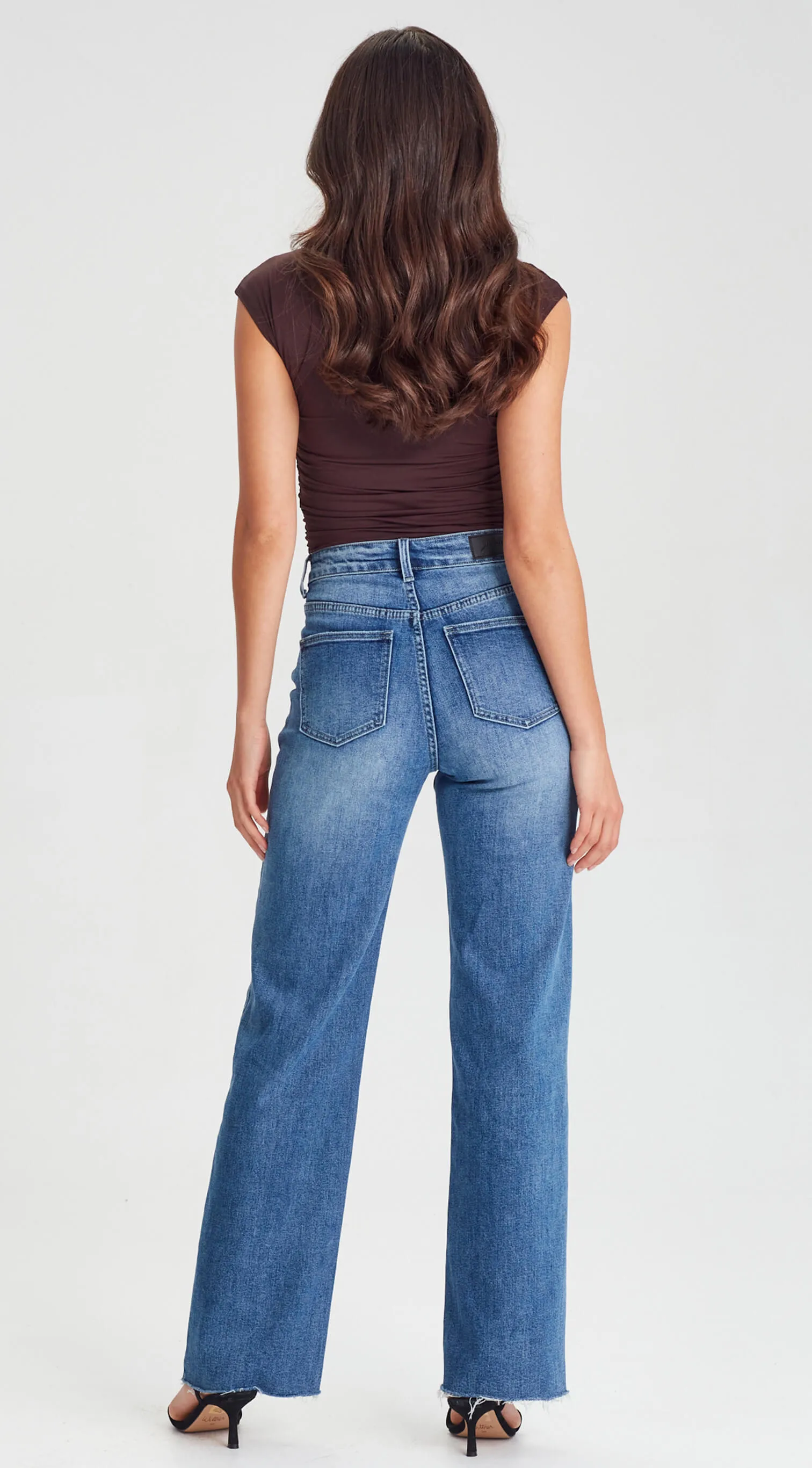 ALANIS | Wide Leg Jean Denim Blue
