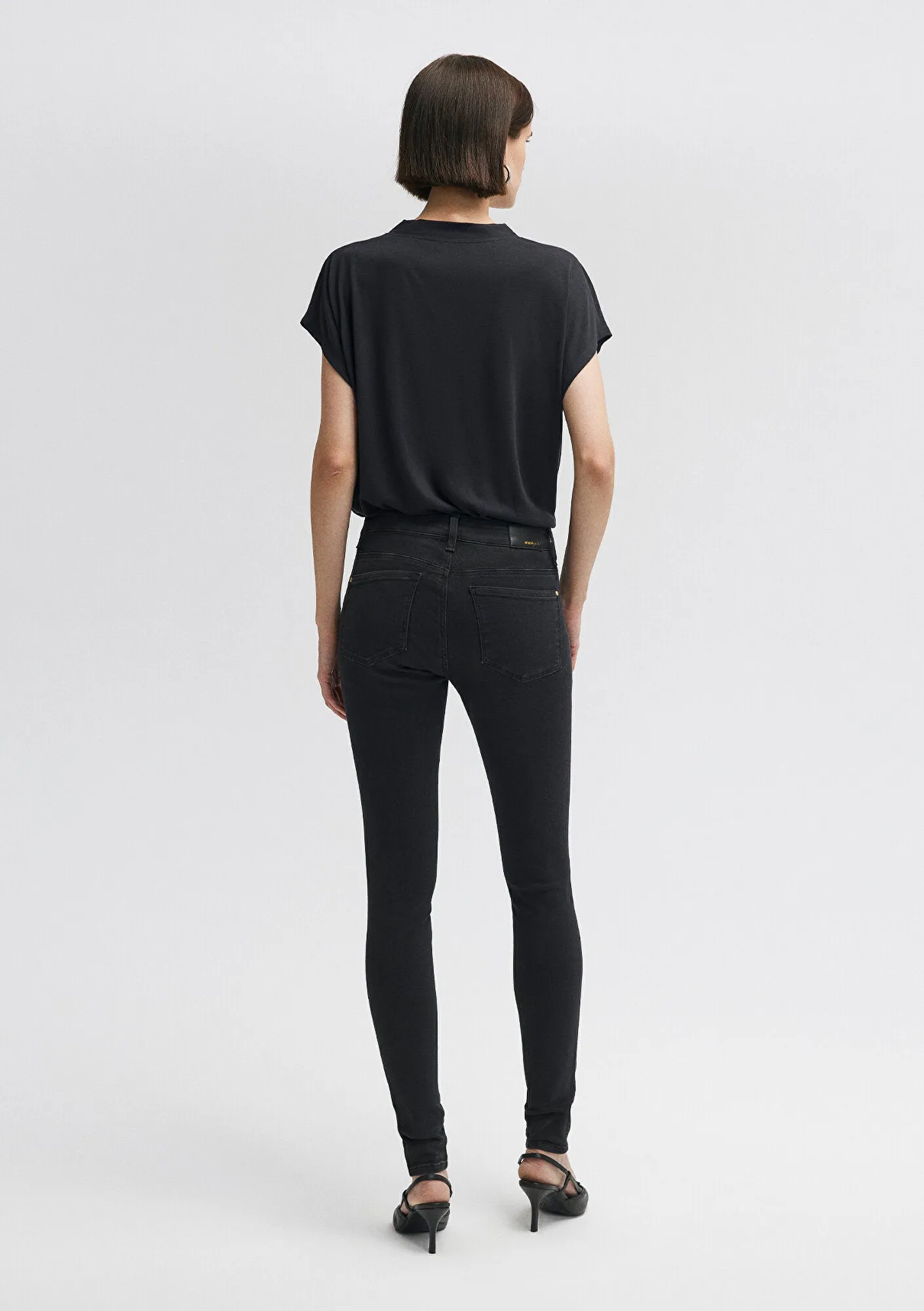 Alissa Smoke Gold Premium Jean Pants