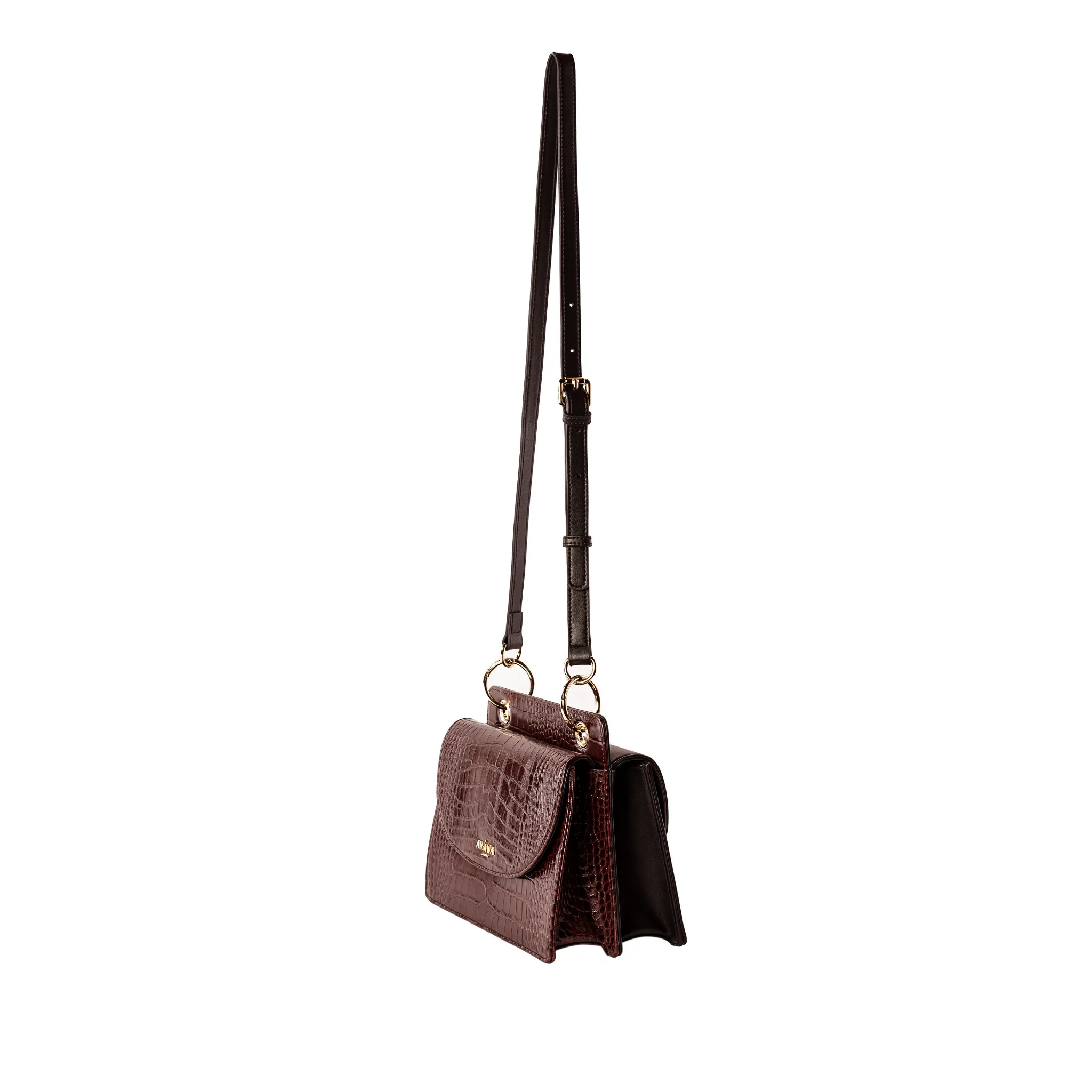 Amâna Charmaine two-sided shoulder bag