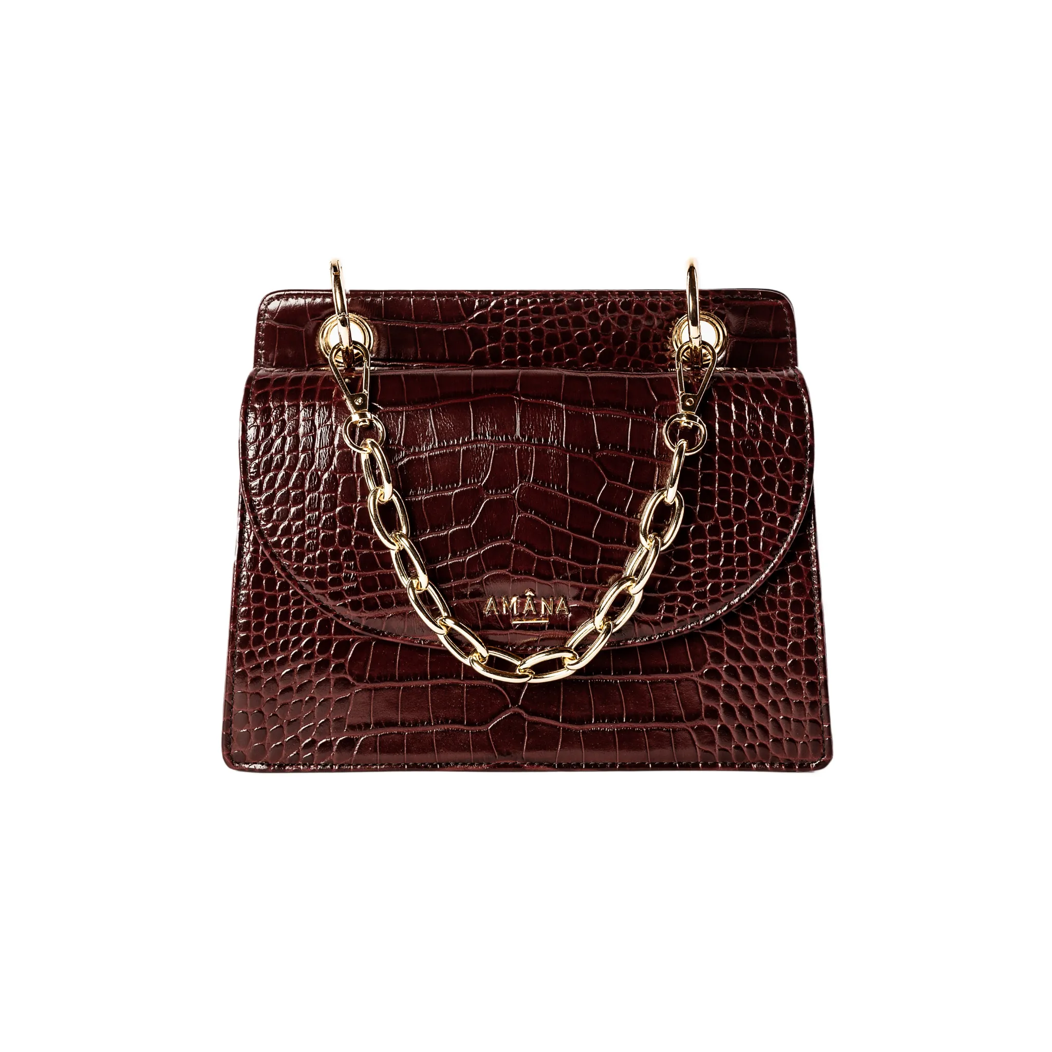 Amâna Charmaine two-sided shoulder bag