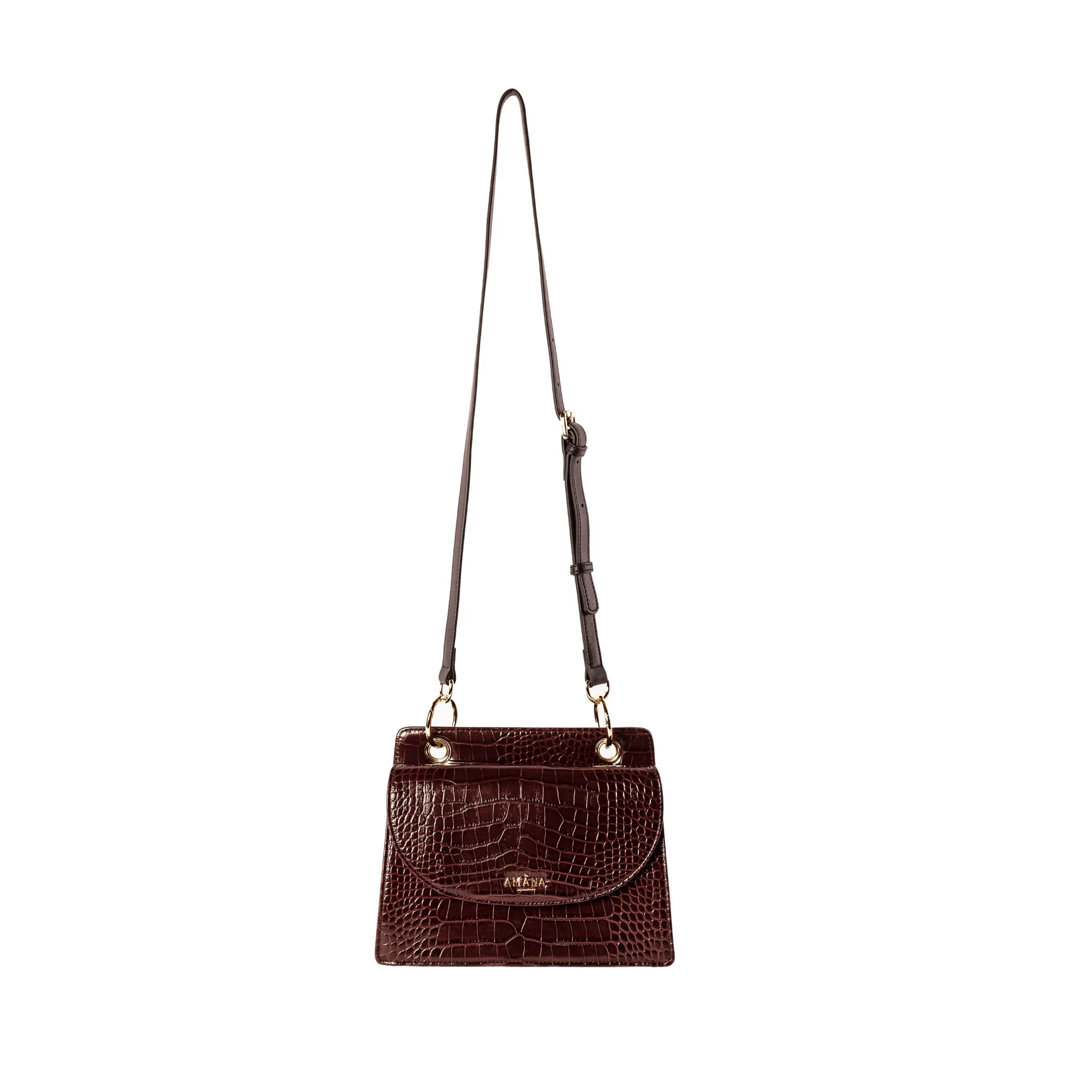 Amâna Charmaine two-sided shoulder bag