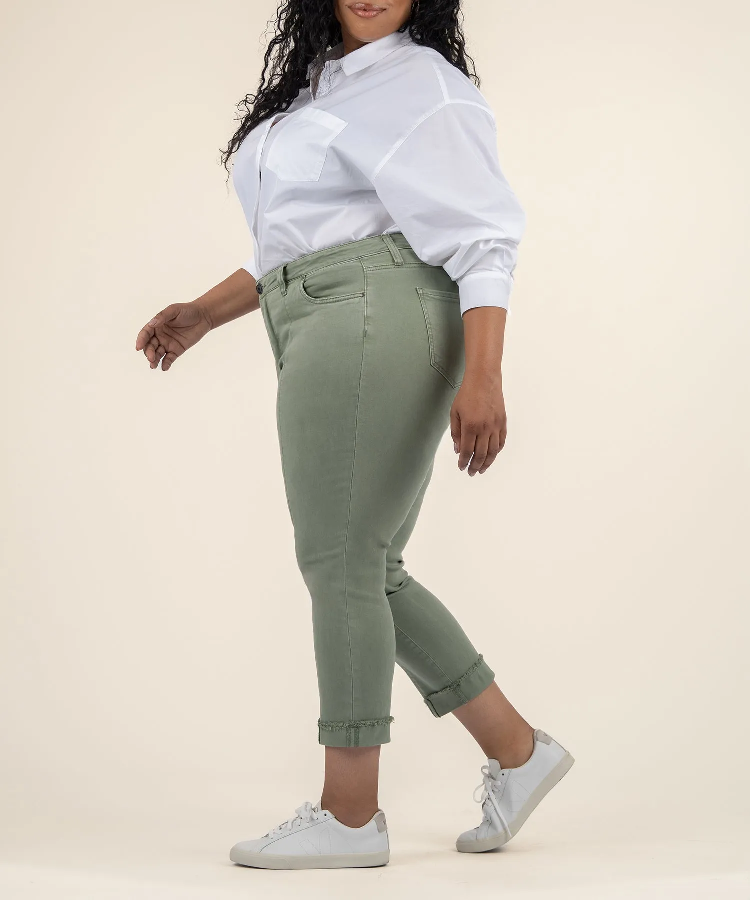 Amy High Rise Crop Straight Leg, Plus - FINAL SALE