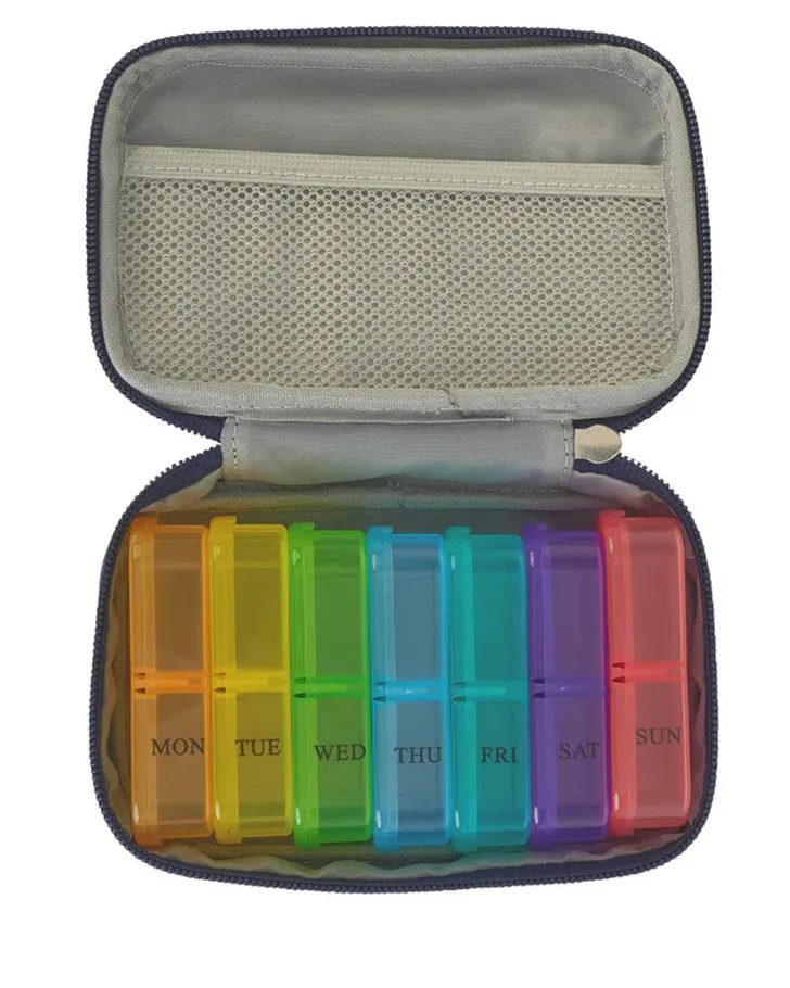Annabel Trends Travel Pill Carrier Grey