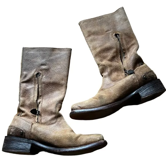 Ariat Square Toed Boys Cowboy Boots