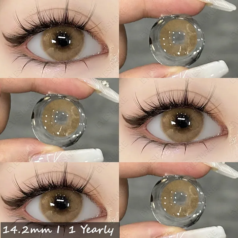 Aurora Brown 14.2mm 1 Pair | 1 Year