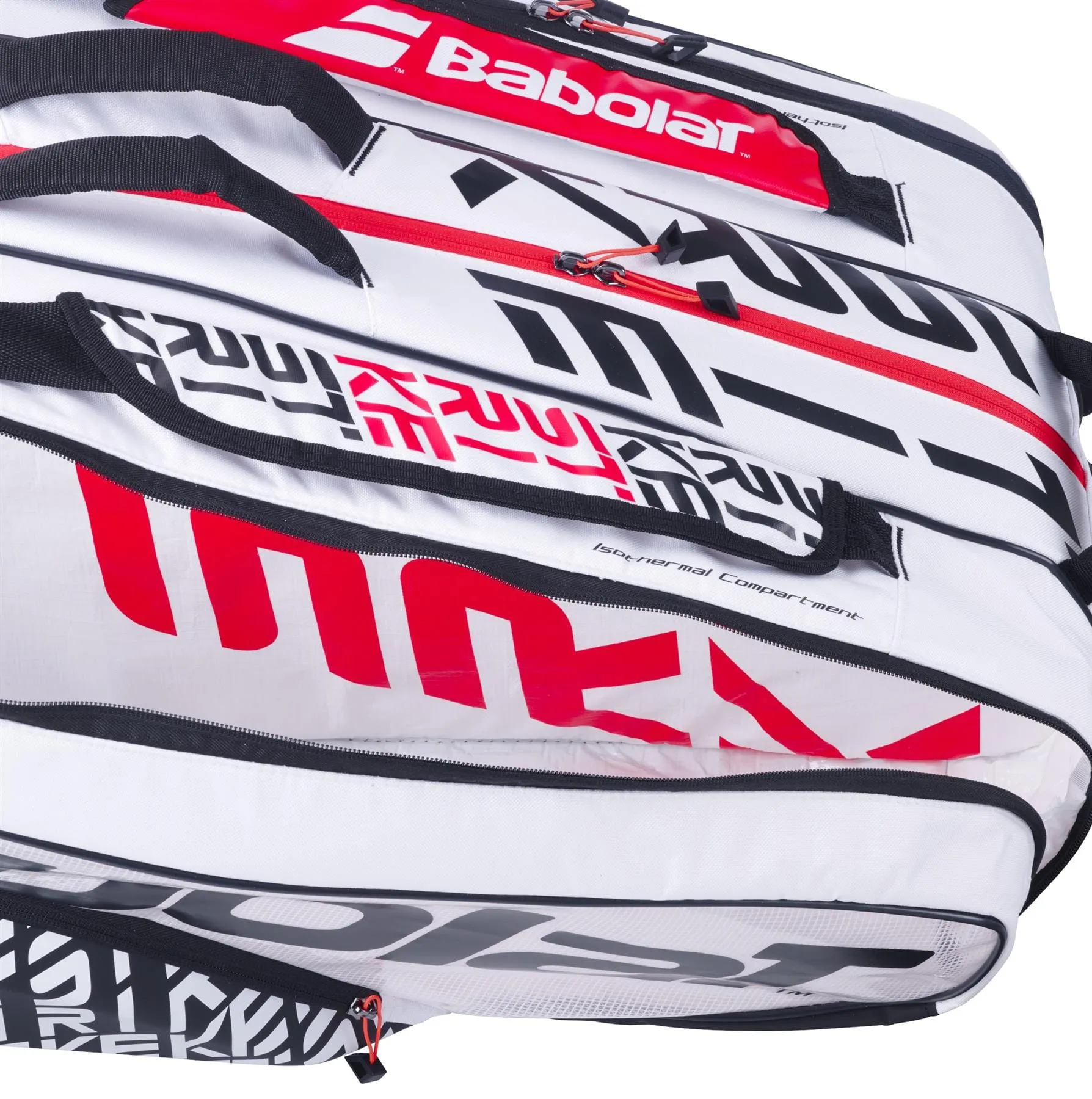 Babolat RH12 Pure Strike 12 Racket Bag - White / Black / Red