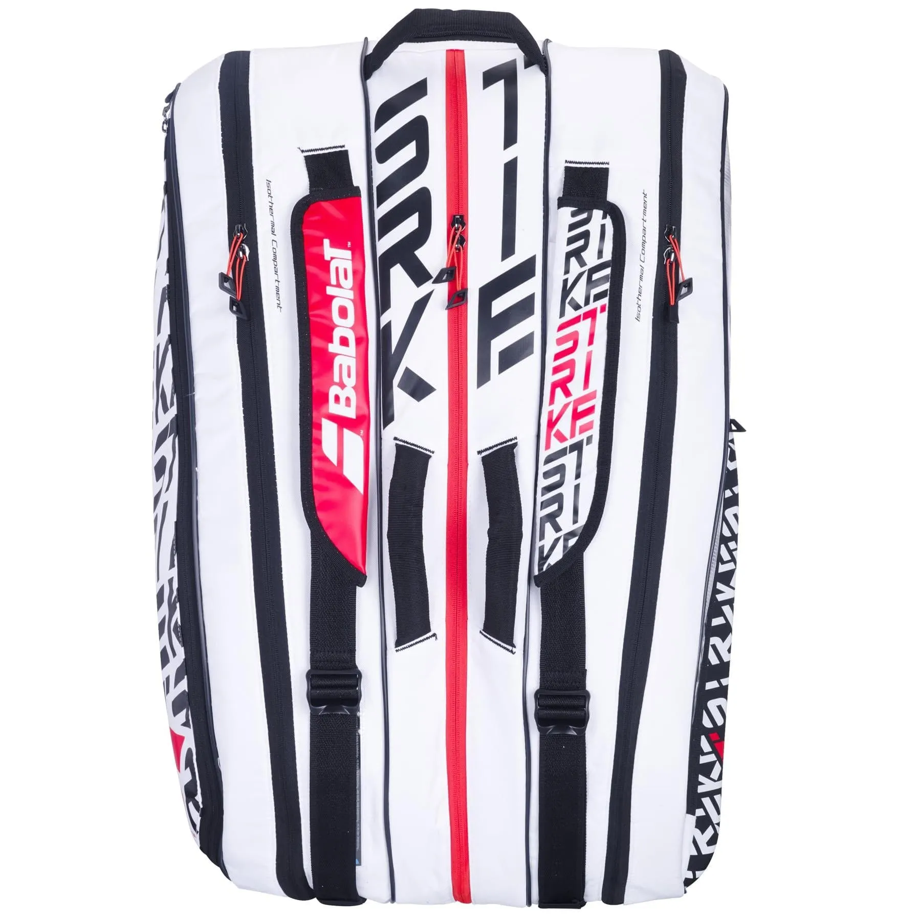 Babolat RH12 Pure Strike 12 Racket Bag - White / Black / Red