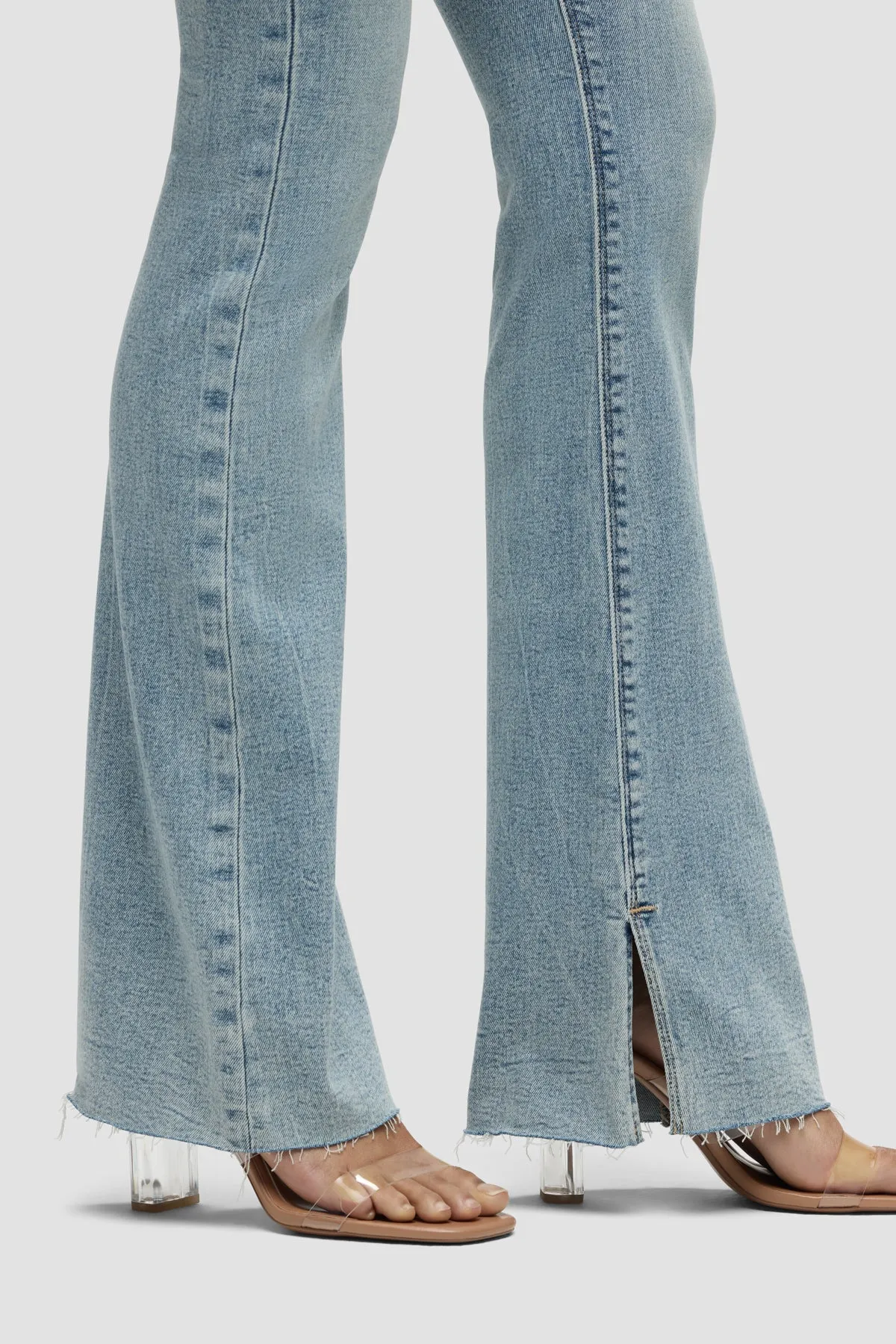 Barbara High-Rise Bootcut Jean w/ Slit Hem