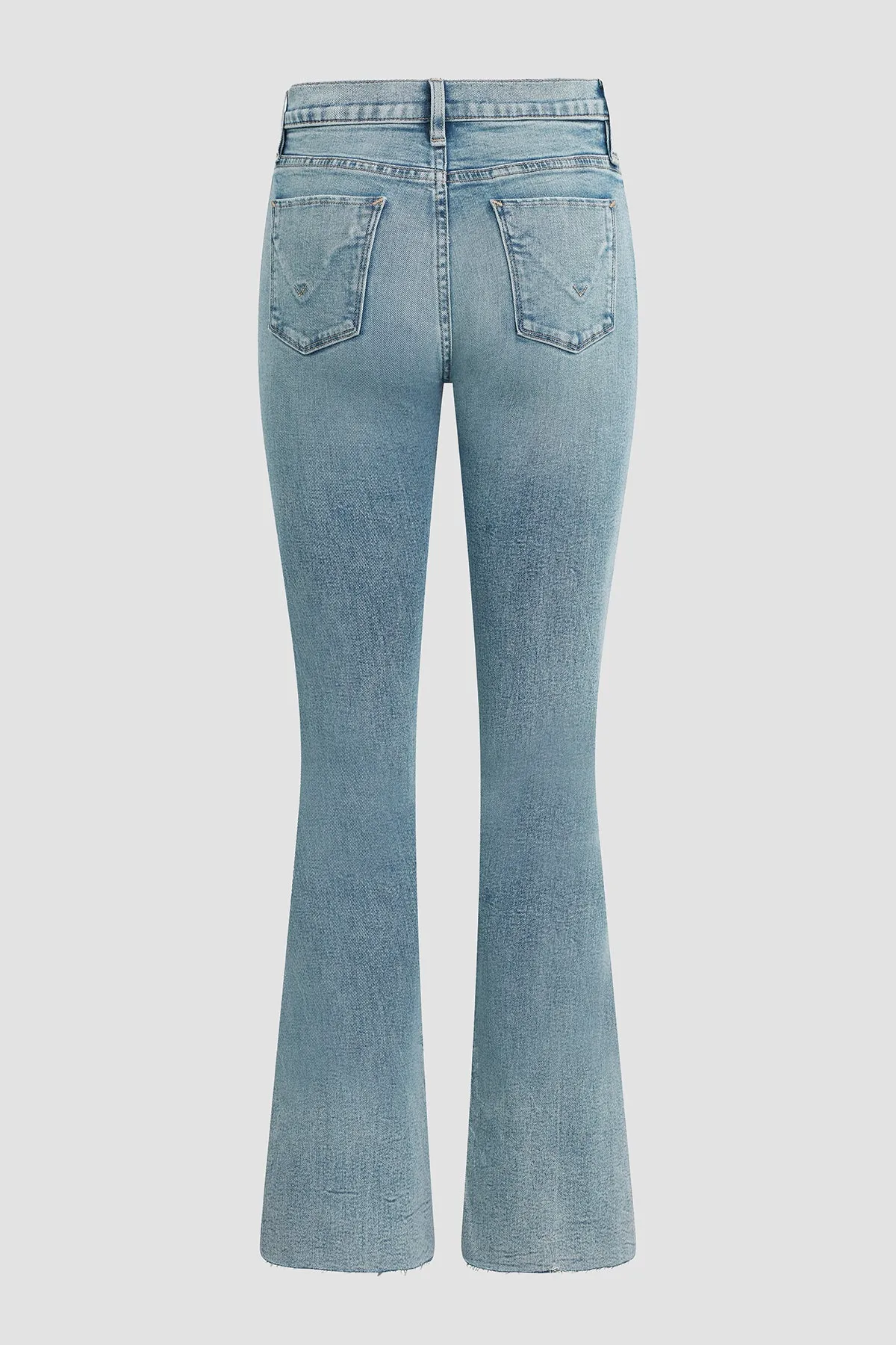 Barbara High-Rise Bootcut Jean w/ Slit Hem