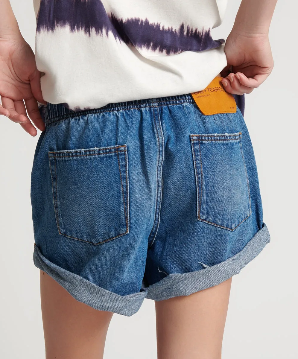 Bay Blue Shabby Boyfriend Short