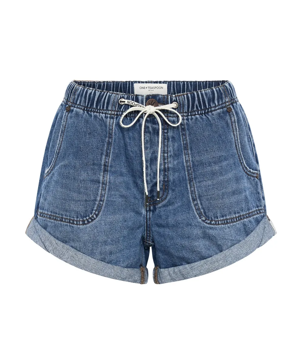 Bay Blue Shabby Boyfriend Short
